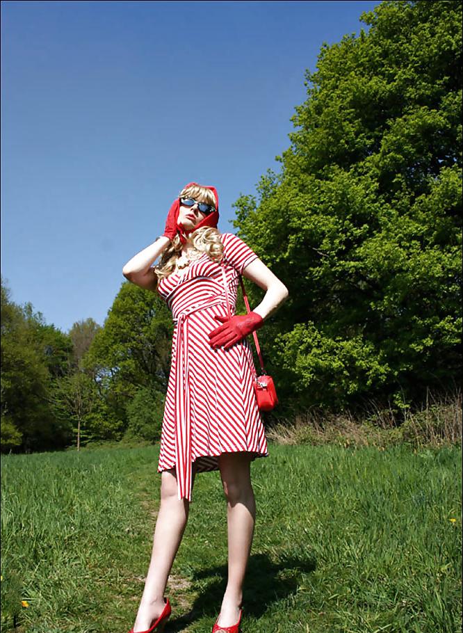 25P Young lady out and about