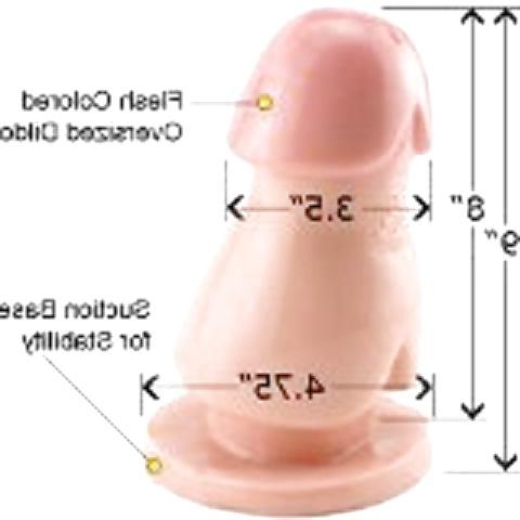 24P REAM AND SCREAM BUTTPLUG DILDO FROM TSX