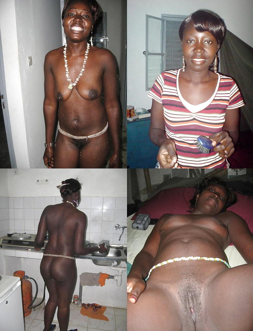 25P Clothed and Nude 10   Ebony Women 