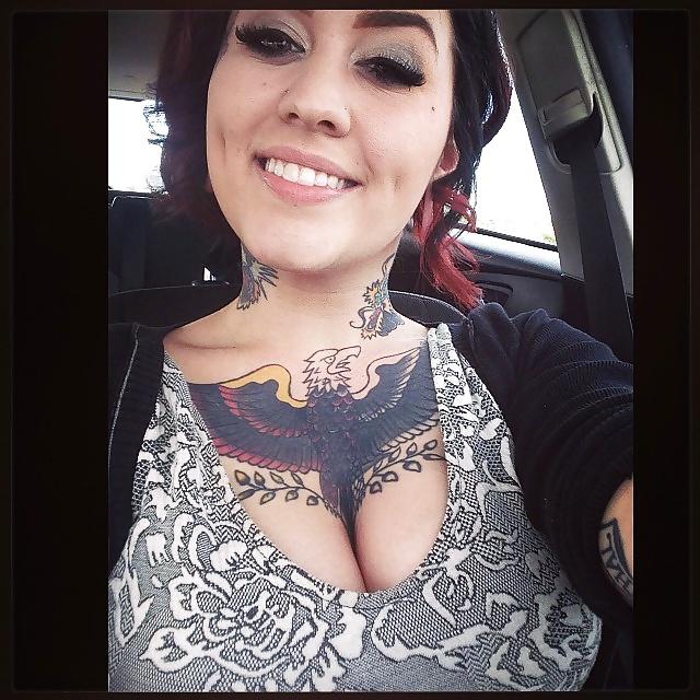 21P Tattoed girls (nude & non-nude)