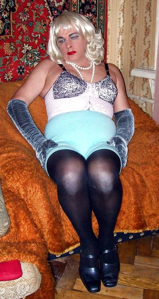 25P Larisa! Russian mature transvestite! 