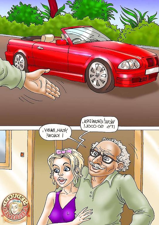 15P Seduced Amanda - Grandpa and His New Ride