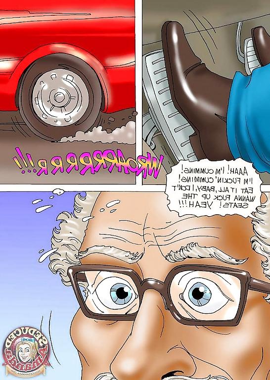 15P Seduced Amanda - Grandpa and His New Ride