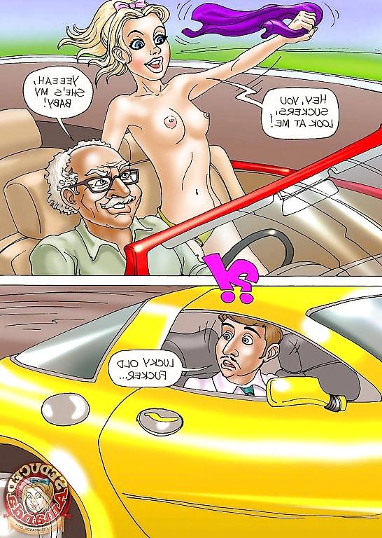 15P Seduced Amanda - Grandpa and His New Ride