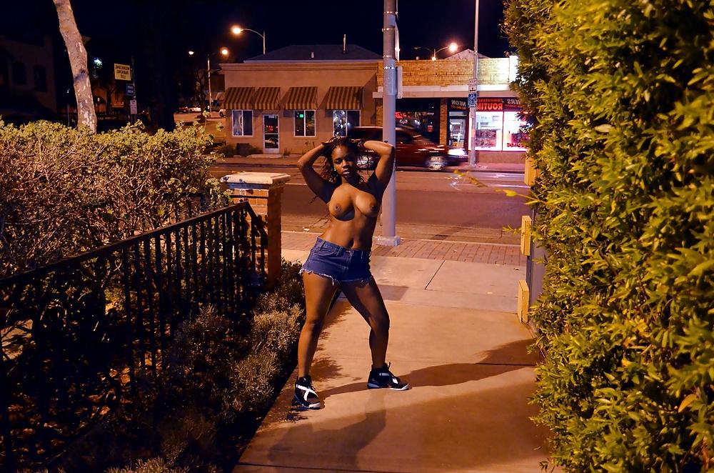 25P Topless and Naked in Public