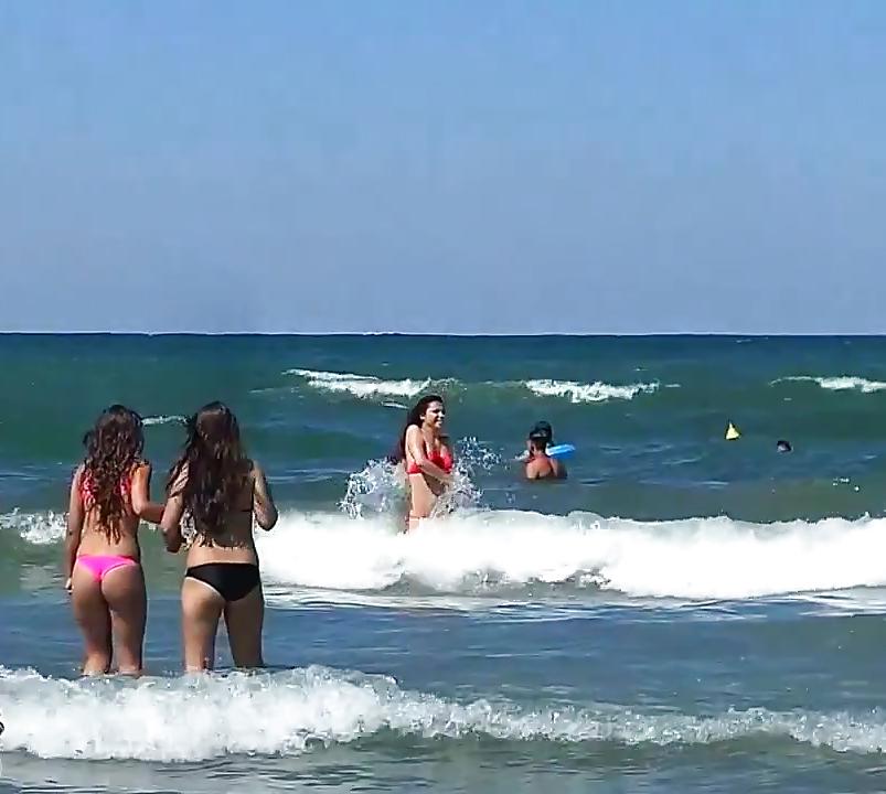 25P Spy bikiny beach teens summer romanian