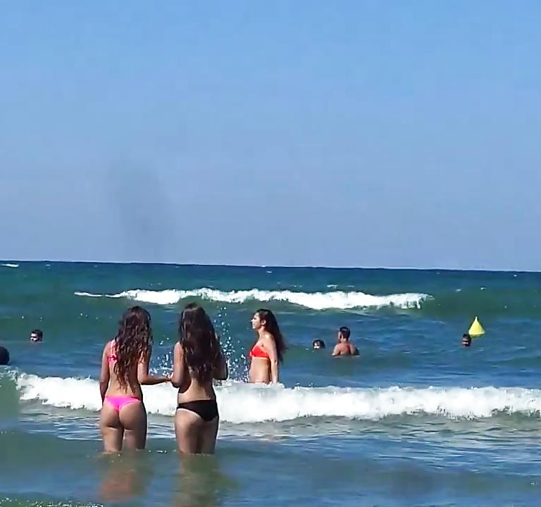 25P Spy bikiny beach teens summer romanian
