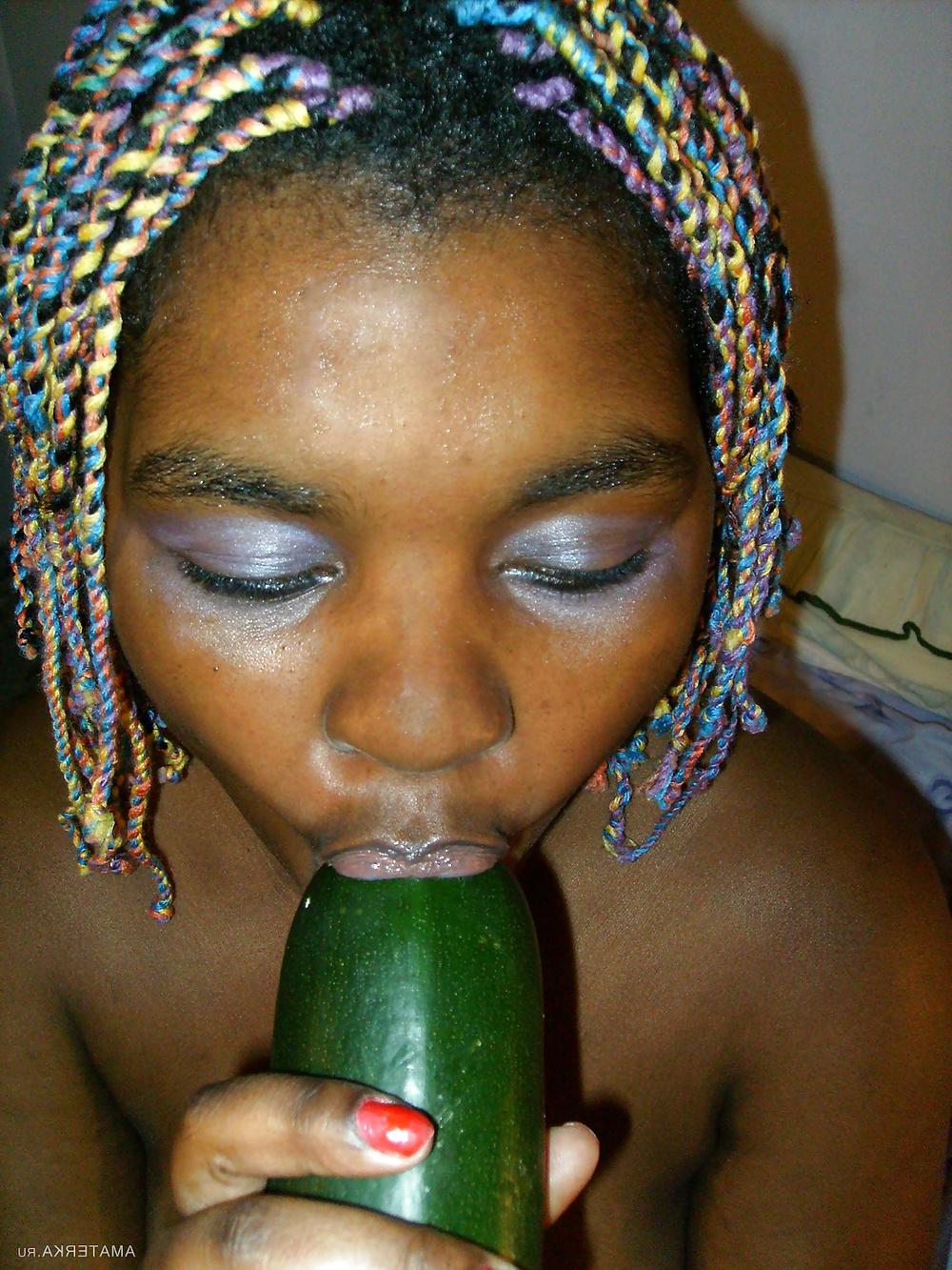 25P Hairy black teen