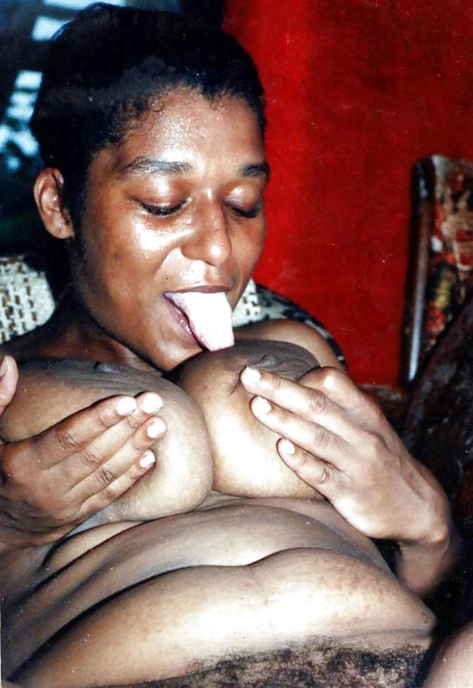 10P Milly j,a very hairy mature big tits Ebony girl