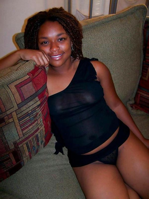 24P Cute ebony teen