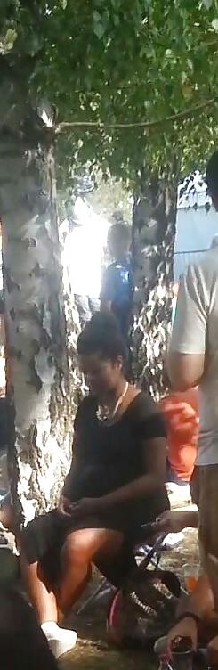 10P Spy sexy black girl pregnant romanian
