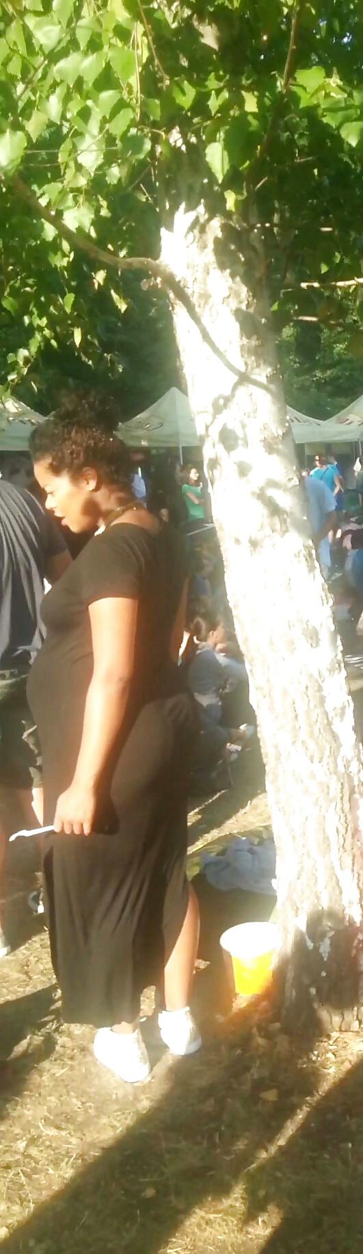 10P Spy sexy black girl pregnant romanian