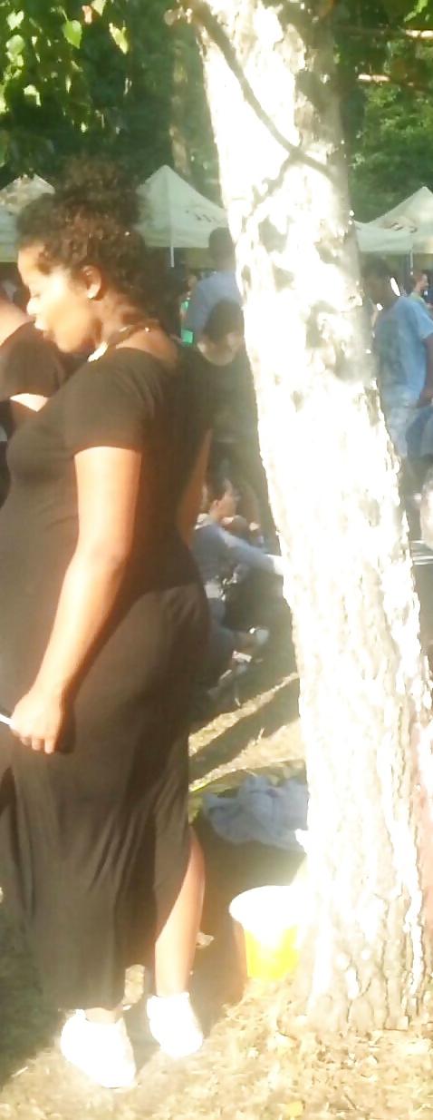 10P Spy sexy black girl pregnant romanian