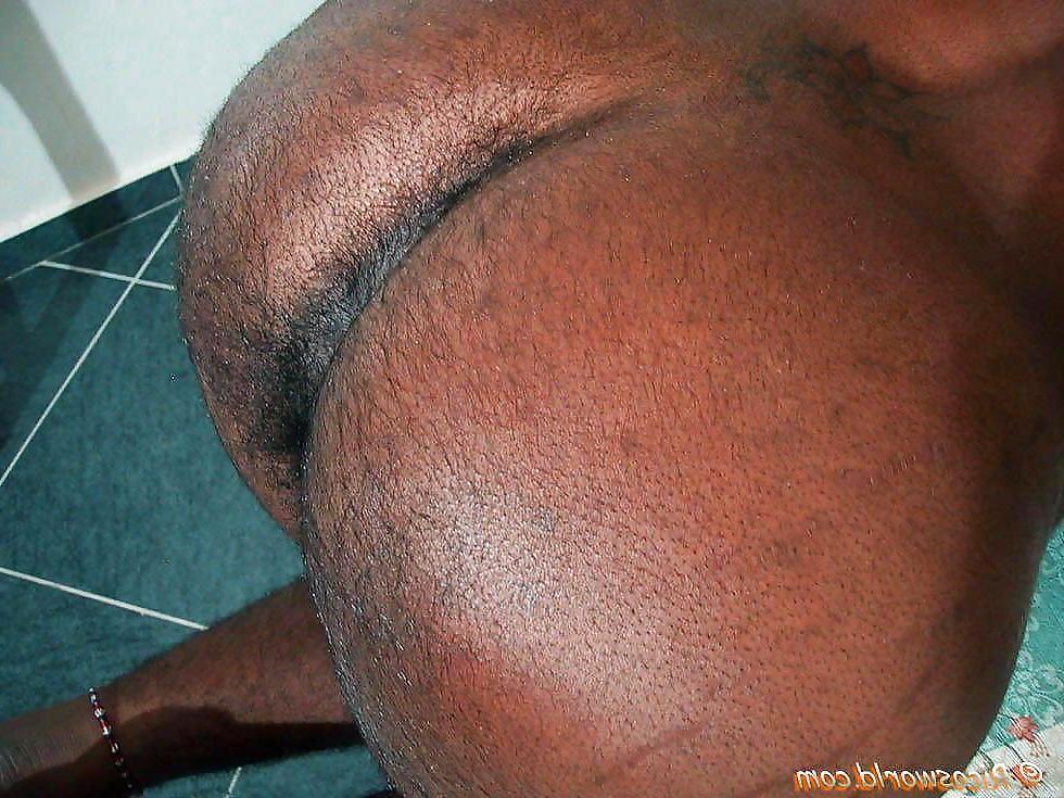 13P HAIRY ASS EBONY 