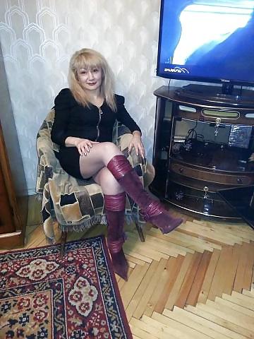 8P Russian granny slut