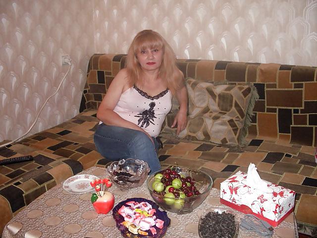 8P Russian granny slut