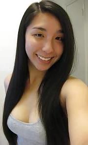 18P Cute Asian Chick with Tanline and Shaved Pink Pussy