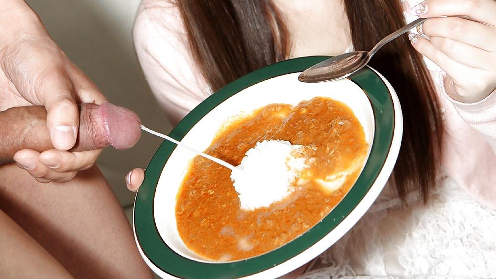 12P Asian girl eats soup