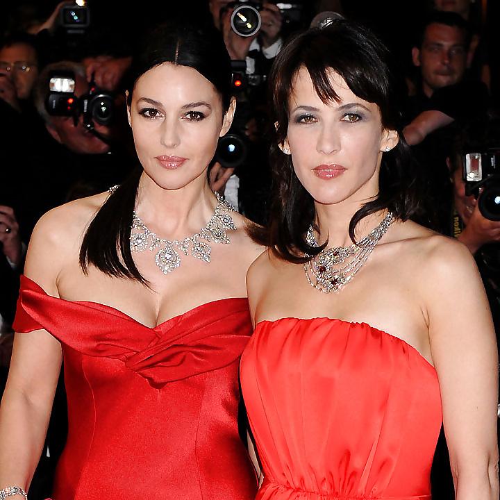 25P Monica Bellucci and Sophie Marceau