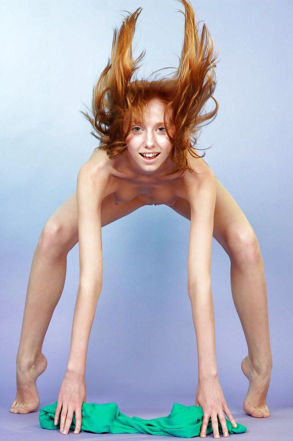 24P YOUNG SKINNY REDHAIR TATYA