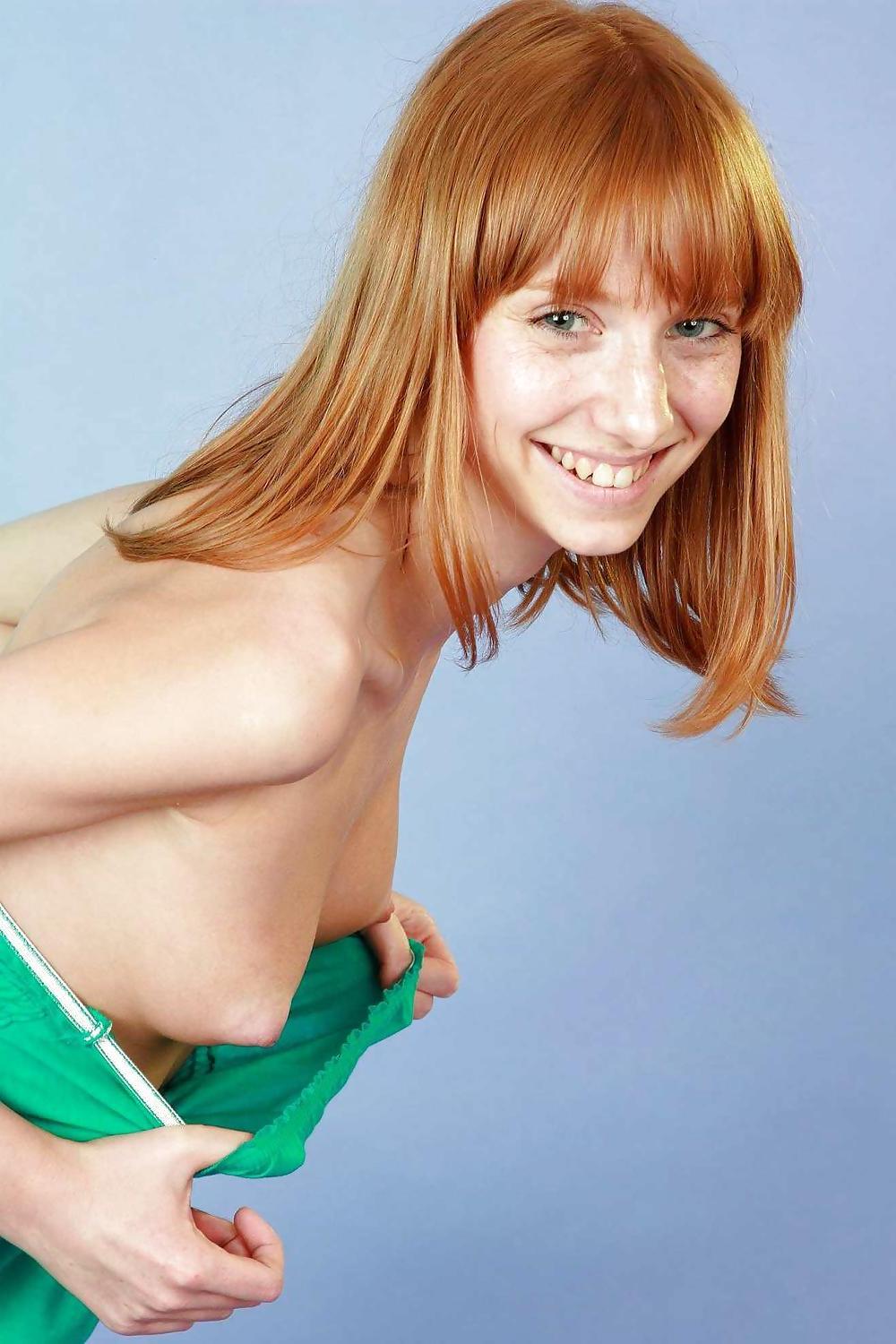 24P YOUNG SKINNY REDHAIR TATYA