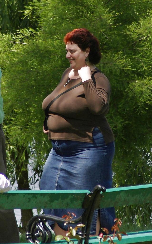 19P Busty women 39 (Old women clothed special).