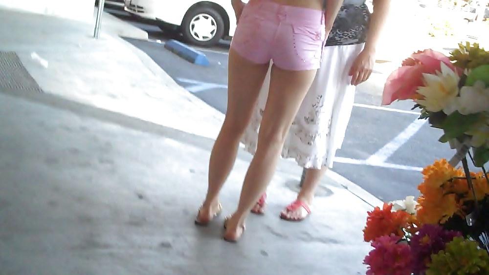 17P Summer is fine for an ass & butt in pink shorts