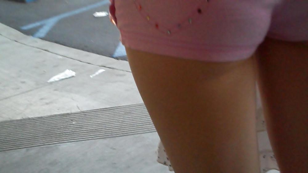 17P Summer is fine for an ass & butt in pink shorts