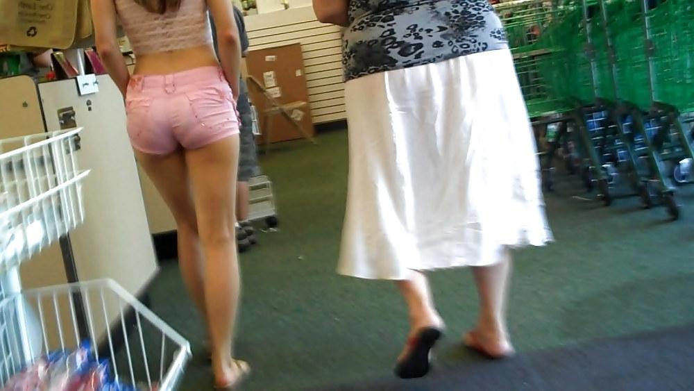 17P Summer is fine for an ass & butt in pink shorts