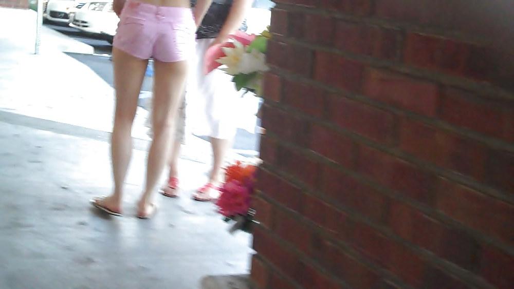 17P Summer is fine for an ass & butt in pink shorts