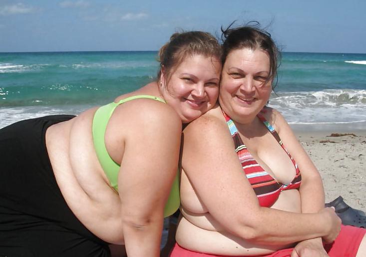 11P Mom and daughter's friend at beach