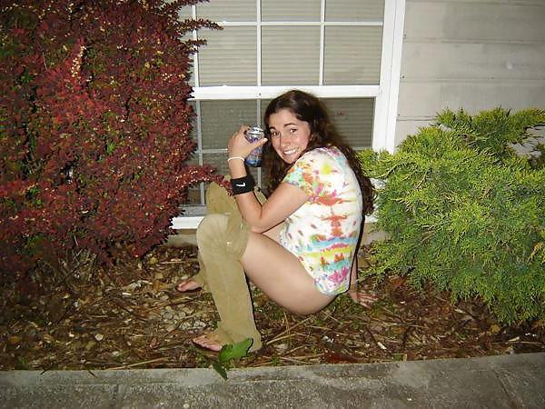 16P Candid Teens in Wet Upskirt