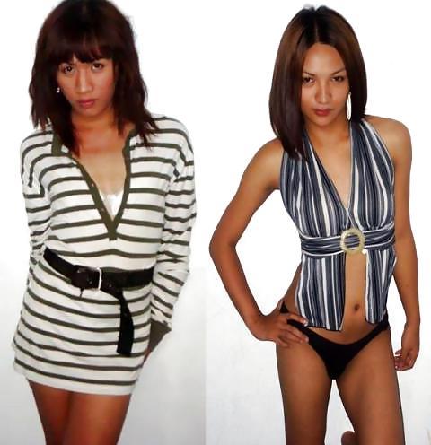 15P Sexy Asian Ladyboys