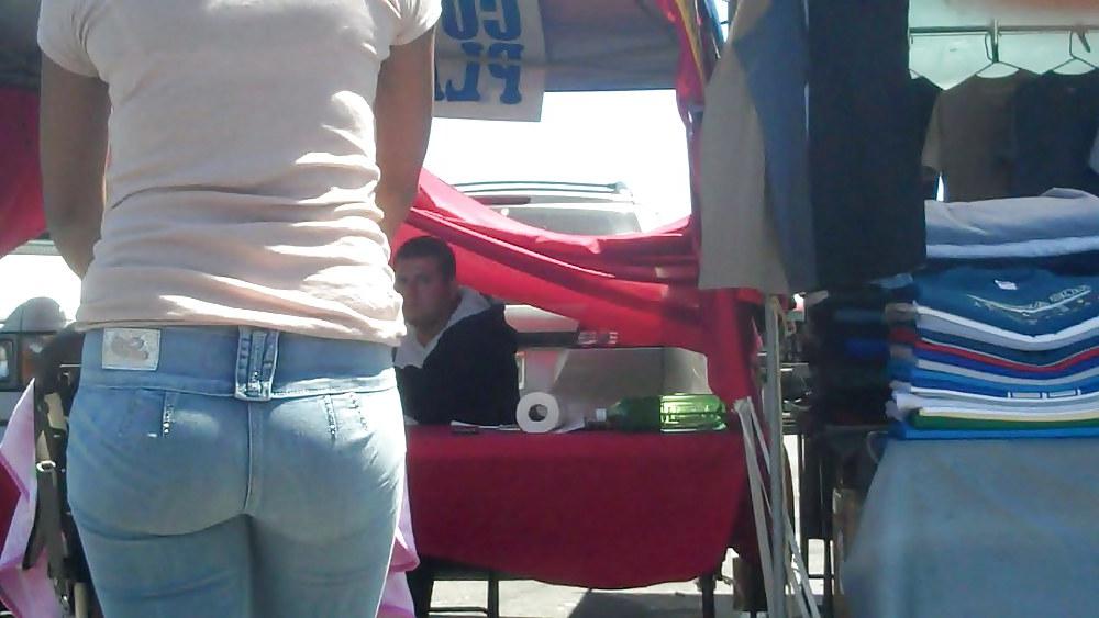25P Her ass is lovely butt nice in jeans 