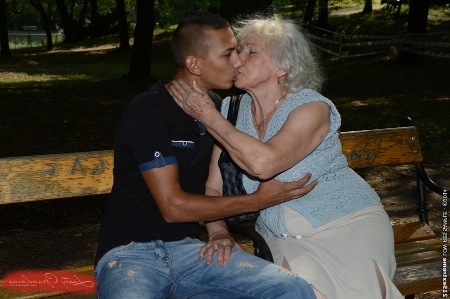 16P Hairy pussy of sweet granny Norma gets nailed hardcore with a young cock