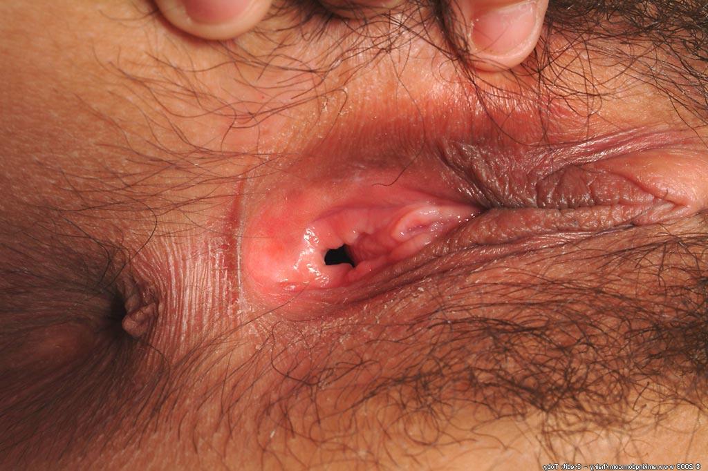 16P Asian first timer Tiffany showing off hairy muff in close up pics