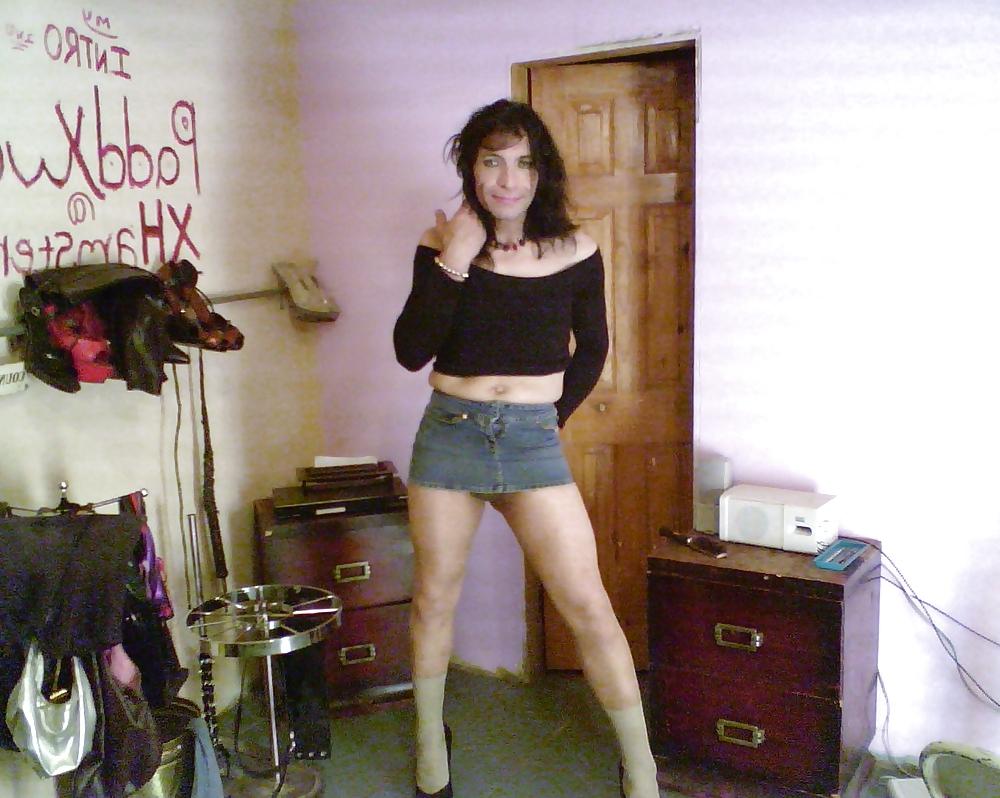 25P My size 3 BUBBLE GUM  Denim mini skirt