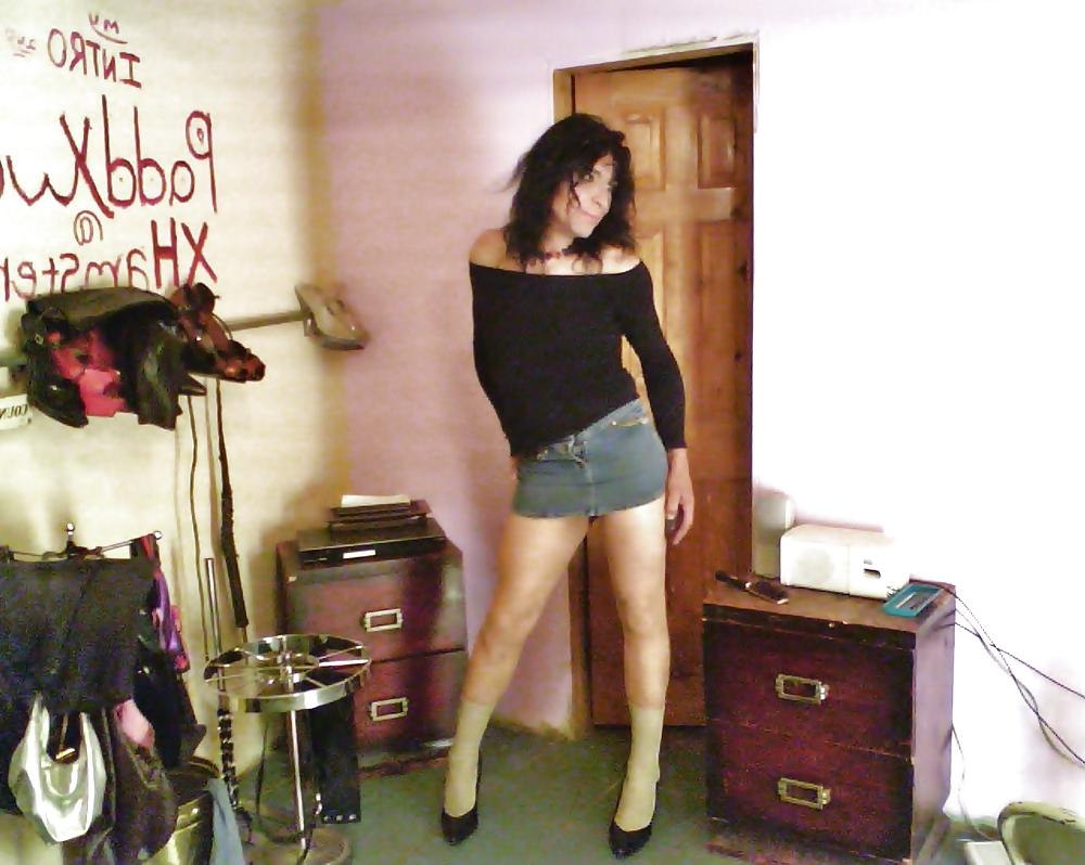 25P My size 3 BUBBLE GUM  Denim mini skirt