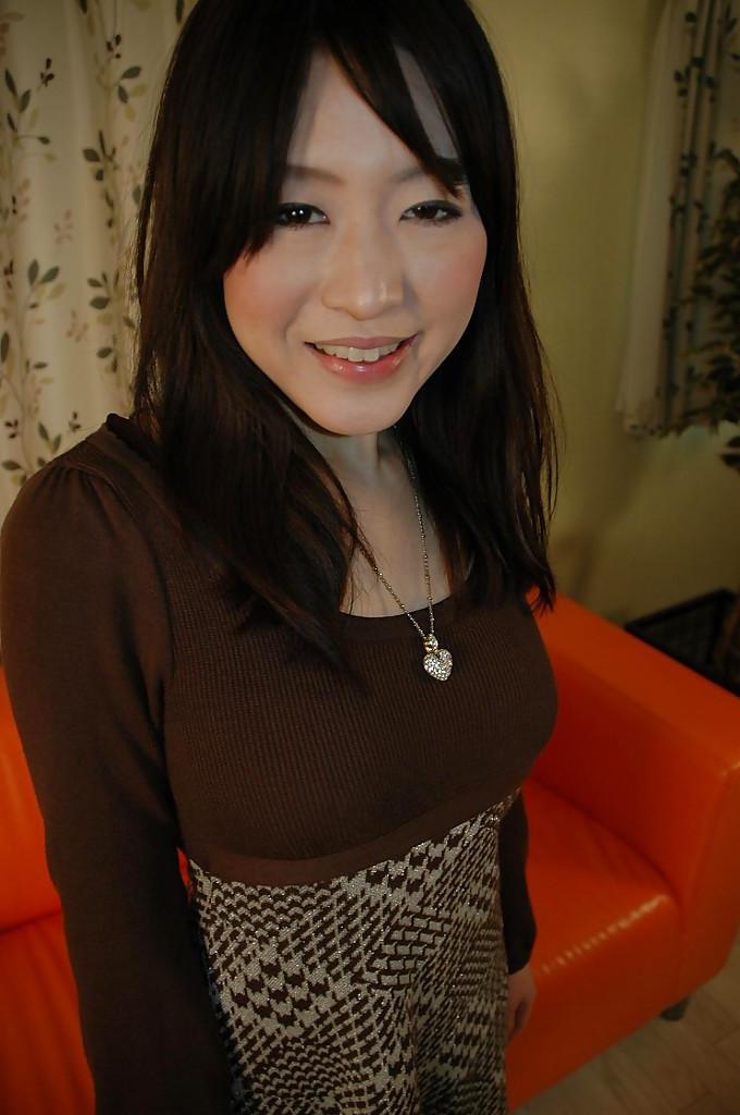 16P Lusty asian teen Riho Iketani undressing and vibing her hairy pussy