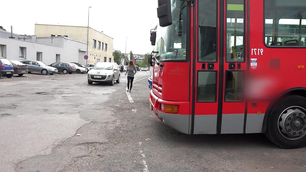 15P Blonde slut Suzzie undressing and spreading legs to pee in public