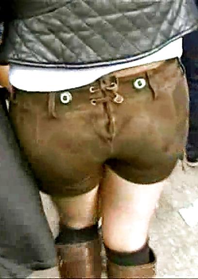25P Lederhose - Girls Traditional Leatherpants - BIGGEST GALLERY