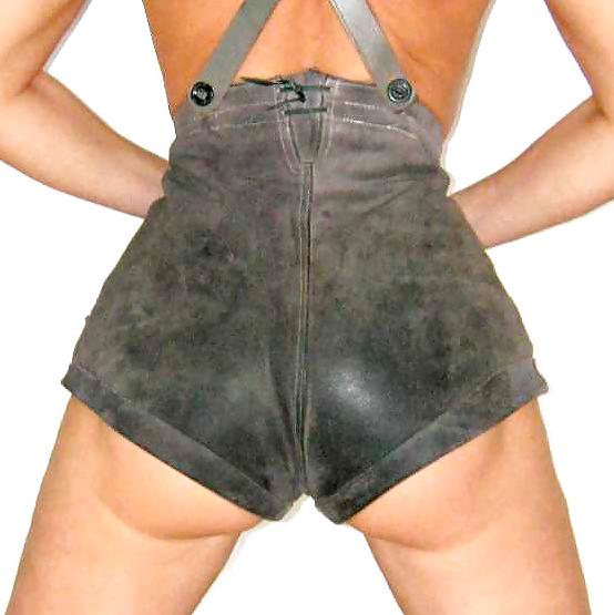 25P Lederhose - Girls Traditional Leatherpants - BIGGEST GALLERY