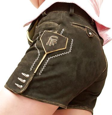 25P Lederhose - Girls Traditional Leatherpants - BIGGEST GALLERY