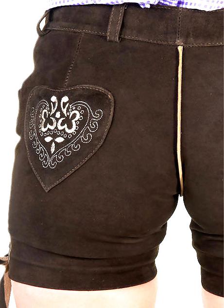 25P Lederhose - Girls Traditional Leatherpants - BIGGEST GALLERY