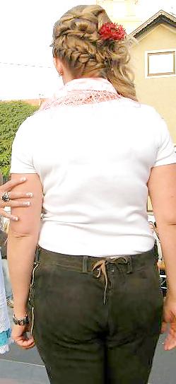 25P Lederhose - Girls Traditional Leatherpants - BIGGEST GALLERY