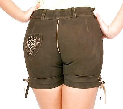 25P Lederhose - Girls Traditional Leatherpants - BIGGEST GALLERY
