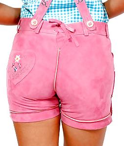 25P Lederhose - Girls Traditional Leatherpants - BIGGEST GALLERY