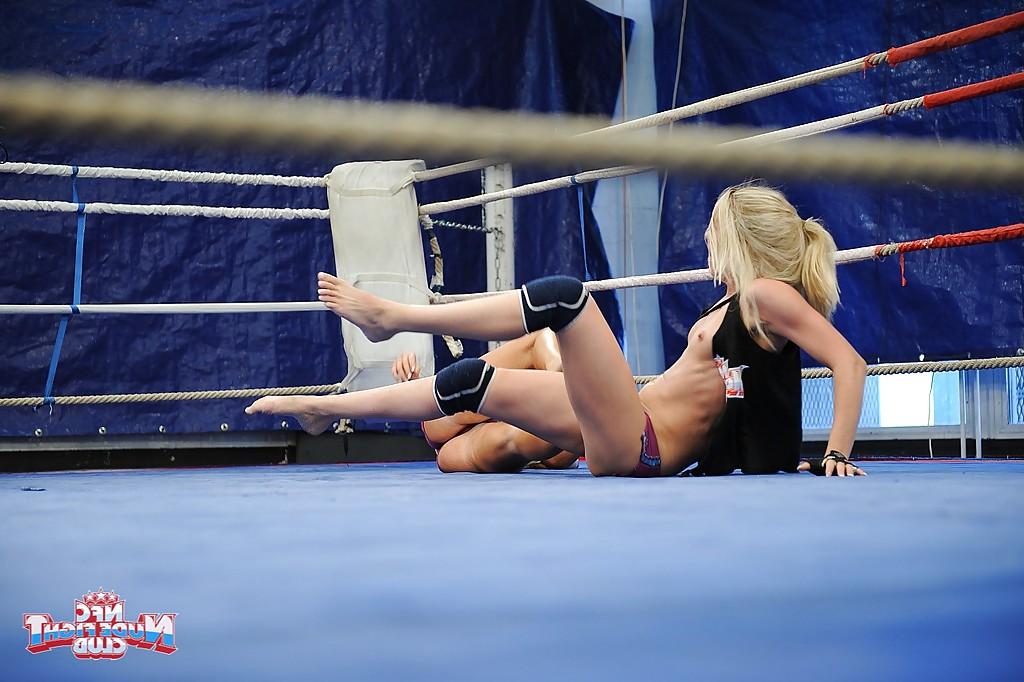 16P Nude catfight of hot MILFs turns into rough lesbian sex with toys