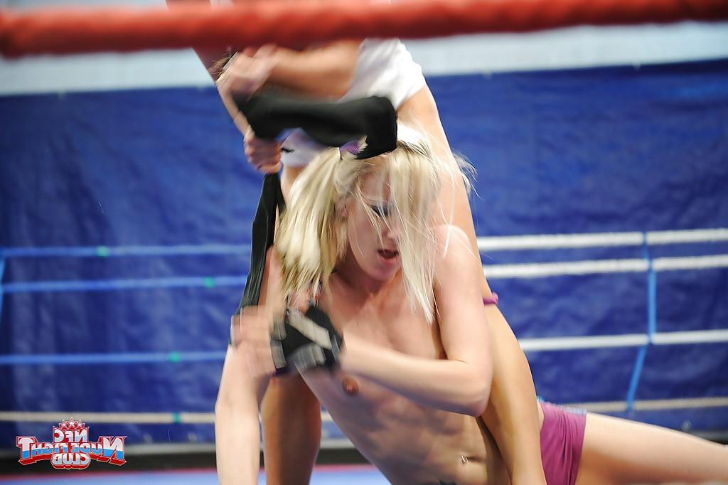 16P Nude catfight of hot MILFs turns into rough lesbian sex with toys