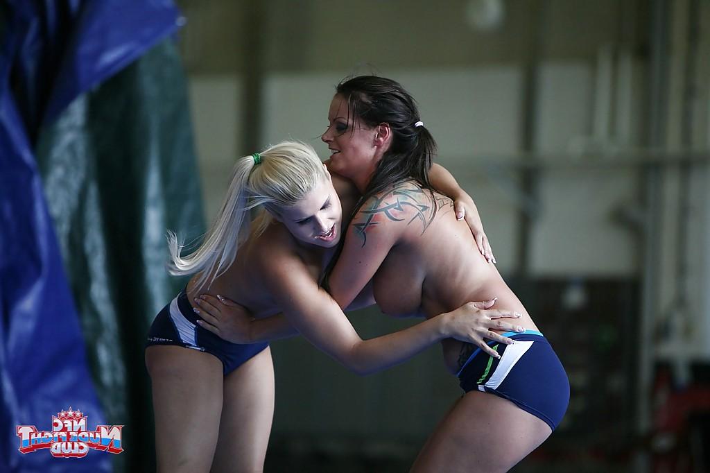 16P Brandy Smile and Sheila Grant fighting and pleasing each other